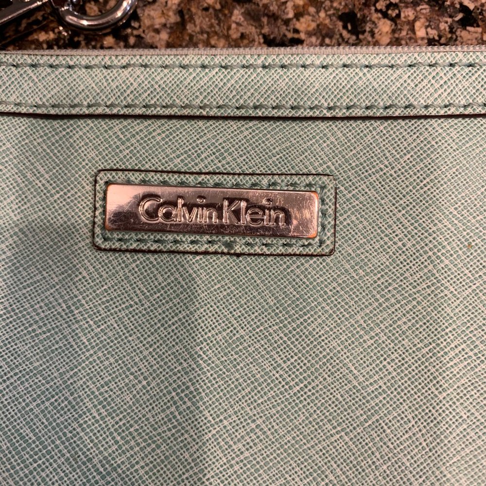 Calvin Klein leather wristlet - Picture 2 of 3